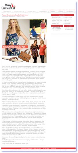 Missy Confidential 7 January 2008 article