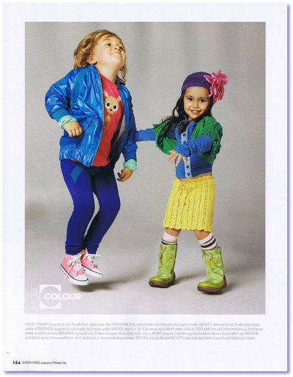 Shop 4 Kids article Autumn Winter 2009