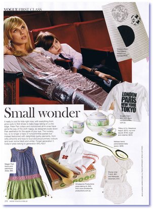 Vogue Australia November 2007 article p252