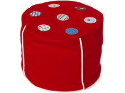 Cocoon Couture Boys Ottoman Red