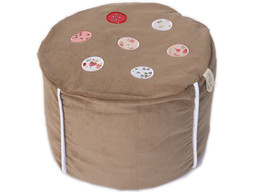 Cocoon Couture Girls Ottoman Sand