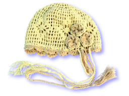 Crocheted Hat Beige