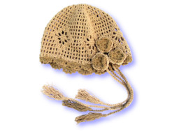 Crocheted Hat Taupe