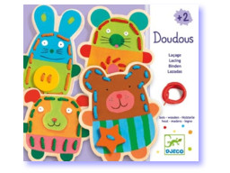 Djeco Cuddly Wooden Lacing Toy