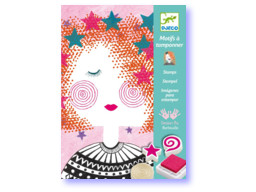 Djeco Fashion Girl Stamp Set