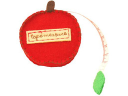 Felt Apple Tape Measure