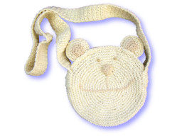 Knitted Bear Bag