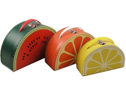 Mixed Fruit Suitcase Set