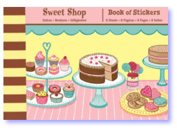 Mudpuppy Sweet Shop Sticker Book
