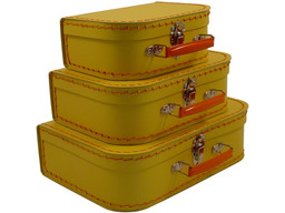 Yellow Suitcase Set
