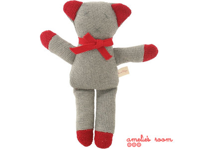Alimrose Knit Teddy with Bow Tie