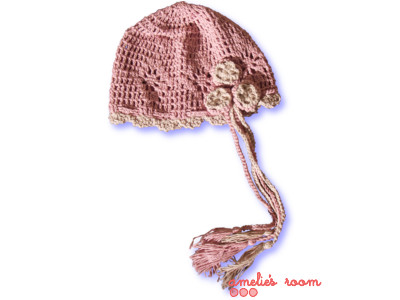 crocheted hat pink