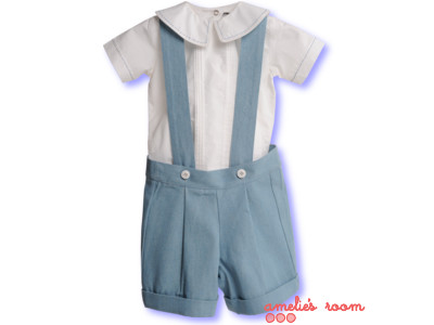 Dear Charlotte Love Banjo Little Boy Blue Overalls