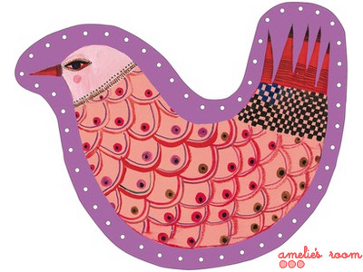 Djeco Birds Paper Sewing