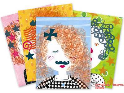 Djeco Fashion Girl Stamp Set