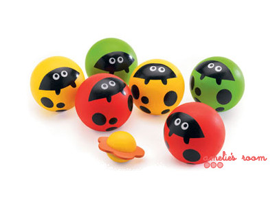 Djeco Ladybird Wooden Bowls