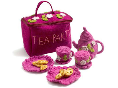 en gry & sif felt and crochet tea set