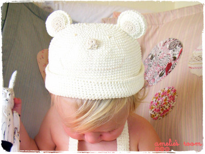 Knitted Bear Hat