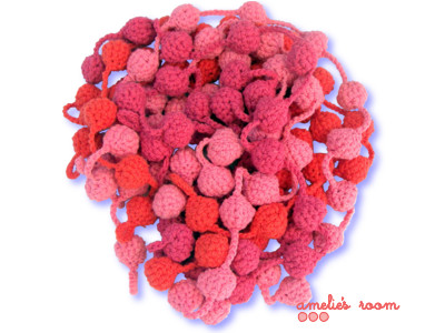 Knitted Wall Hanging Red
