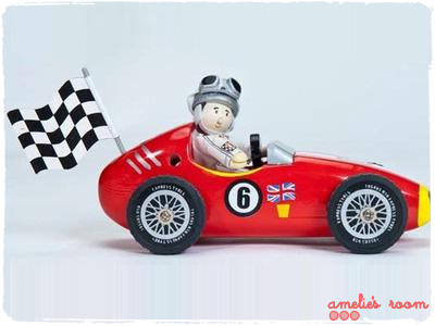 Le Toy Van Budkins Retro Red Racer