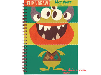 Mudpuppy Flip n Draw Monsters