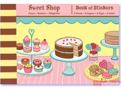 Mudpuppy Sweet Shop Sticker Book