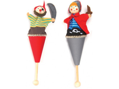 Pirate Cone Puppet Set