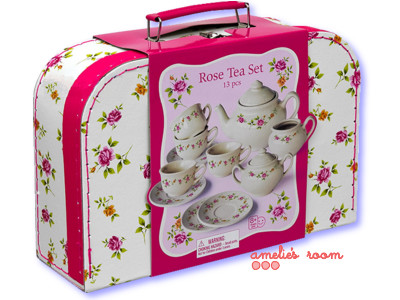 Porcelain Rose Tea Set