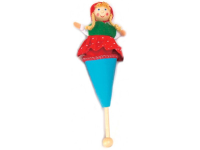 Red Riding Hood Cone Puppet Set