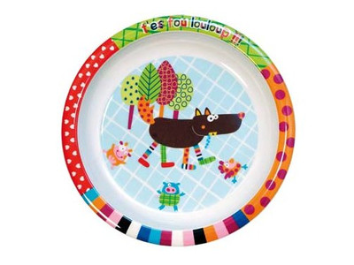T'es Fou Louloup Crazy Wolf Eating Set