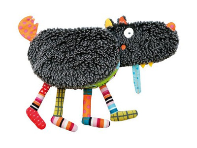 T'es Fou Louloup Crazy Wolf Flap Book
