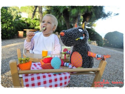 T'es Fou Louloup Wolf Picnic Set
