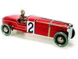 Tin Red Racing Car - Red