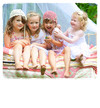 Robin a Bobbin' Cot Blanket